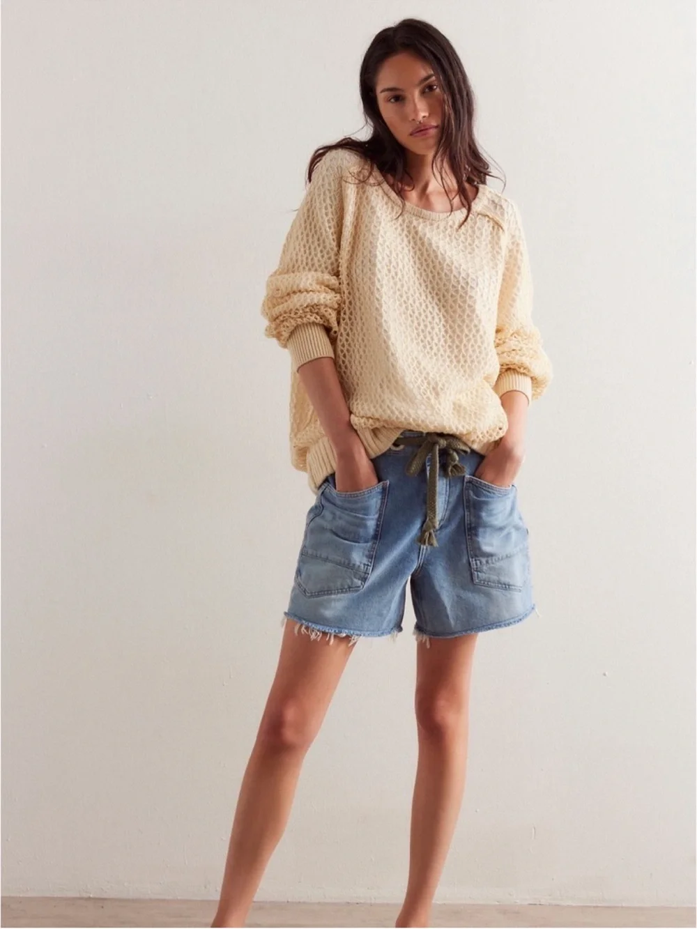 Free People Moxie Barrel Shorts